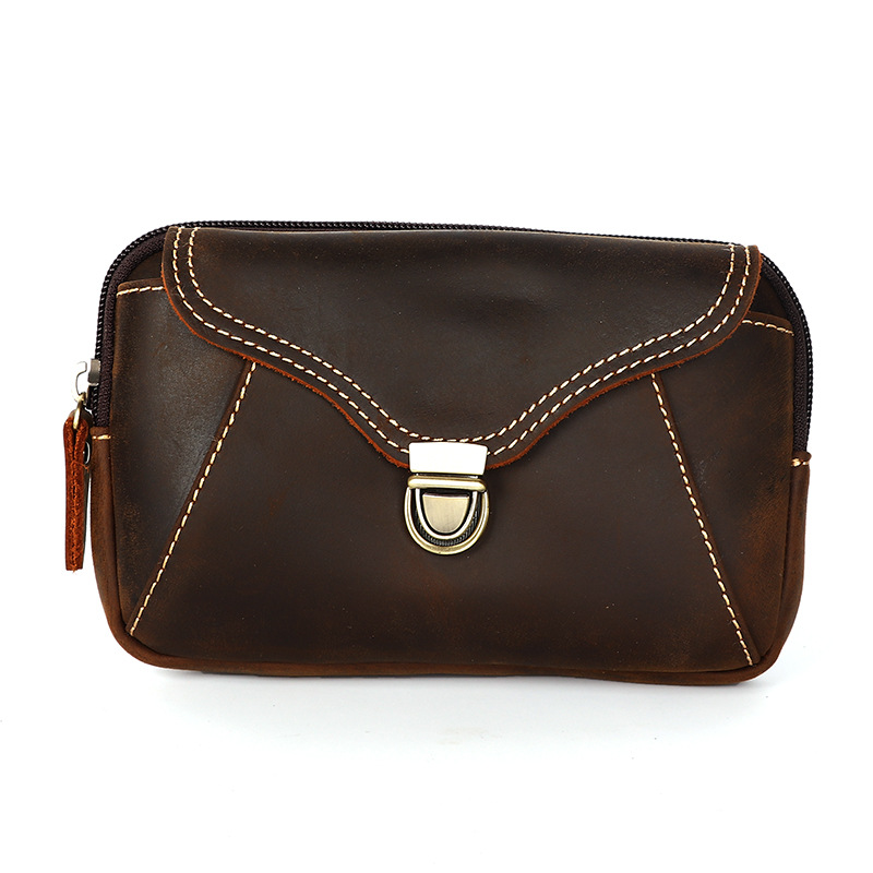 Leatherwork Bag - Erkek deri bel çantası, erkek hakiki