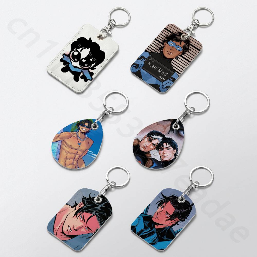 Leather Working - Sevimli D-Dick Grayson Tutucu Anahtarlık Banka