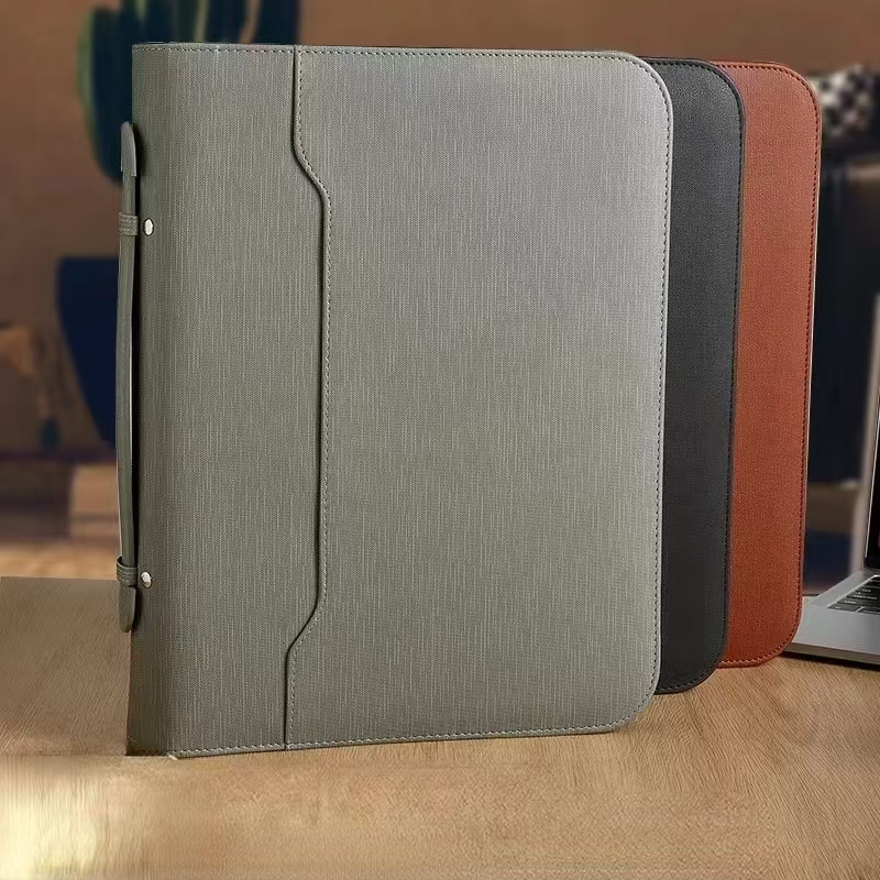 Leather Work Folder - Dossier Zak A4 Bağlayıcı Belge Kutuları