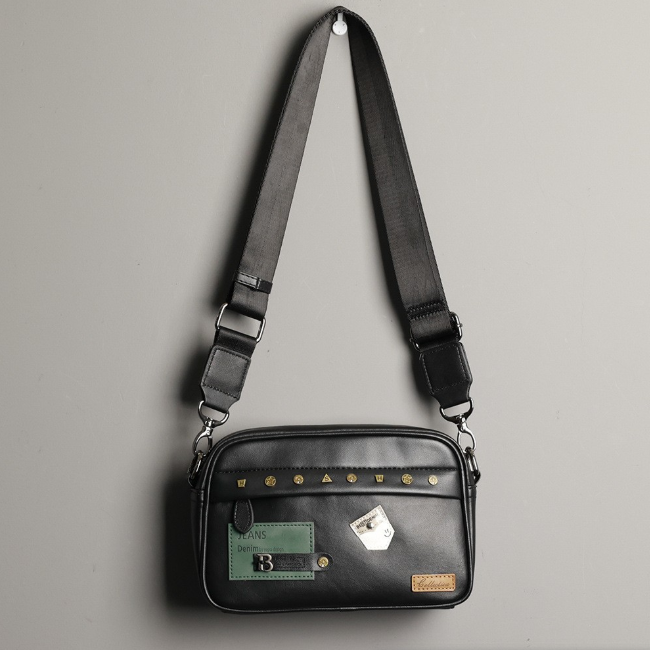 Leatherwork Bag - Genç Erkekler için Sokak Modası Omuz