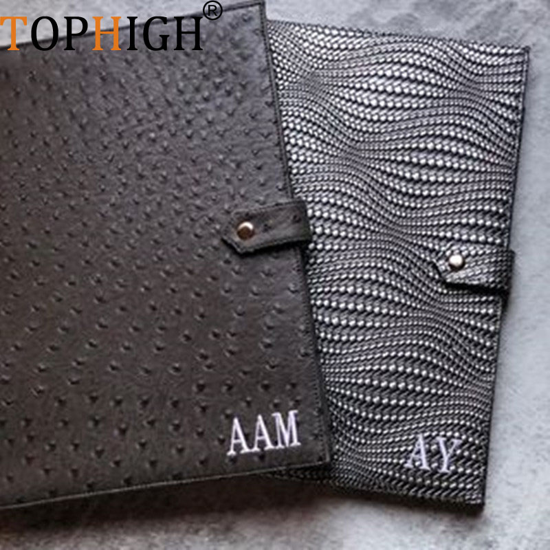 Leather Work Folder - TOPHIGH Yeni Ofis Kadınları İçin Timsah