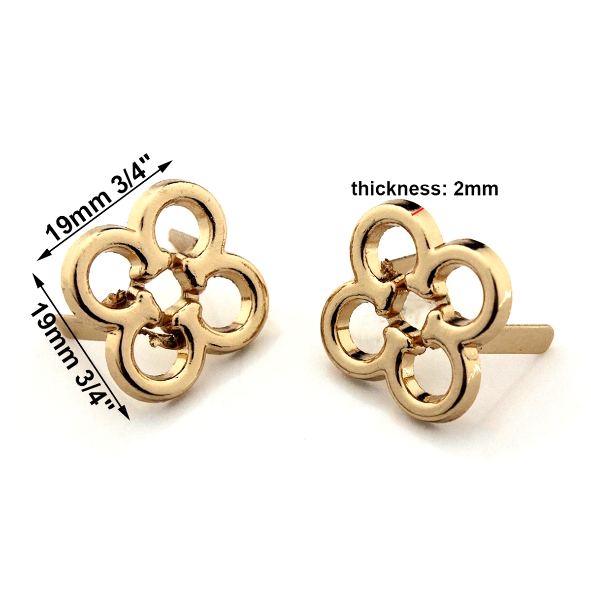 2 adet Metal Çiçek Şekli Dekor - Leatherwork Flowers incelemesi ve fiyatı