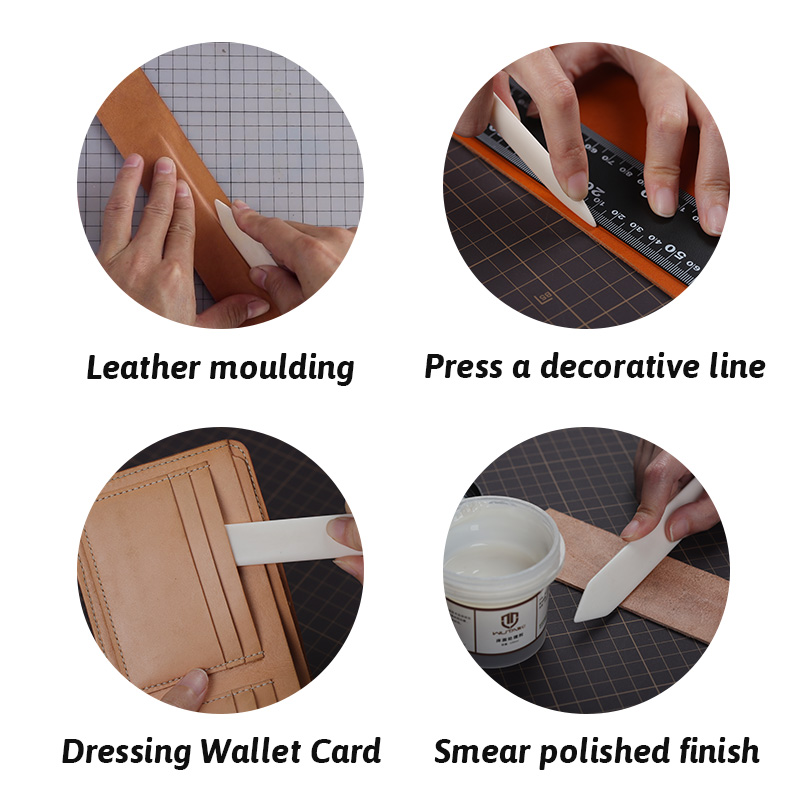 WUTA 1 adet 100% öküz kemiği g - Leather Work Folder incelemesi ve fiyatı
