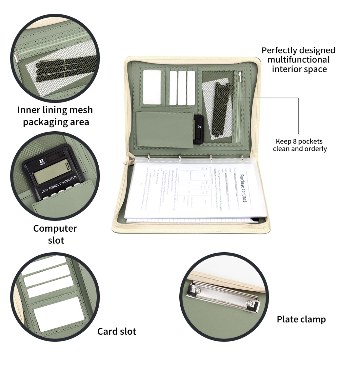 Yeni A4 Fermuarlı Padfolio Kla - Leather Work Folder incelemesi ve fiyatı