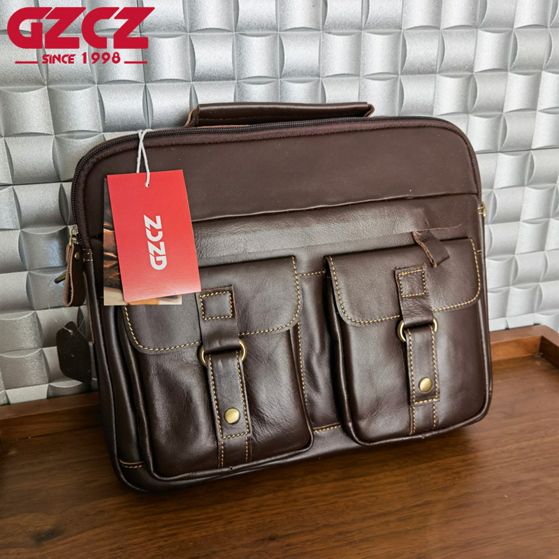GZCZ erkek Çanta Eğlence İş Bi - Leatherwork Bag incelemesi ve fiyatı