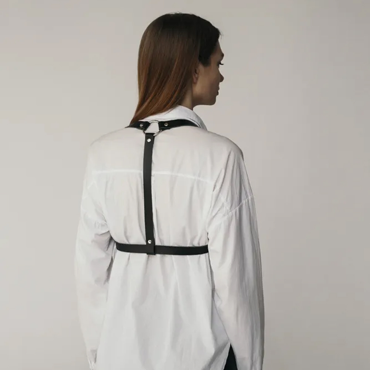 Moda geniş deri bel kemeri kad - Leather Work Harness incelemesi ve fiyatı