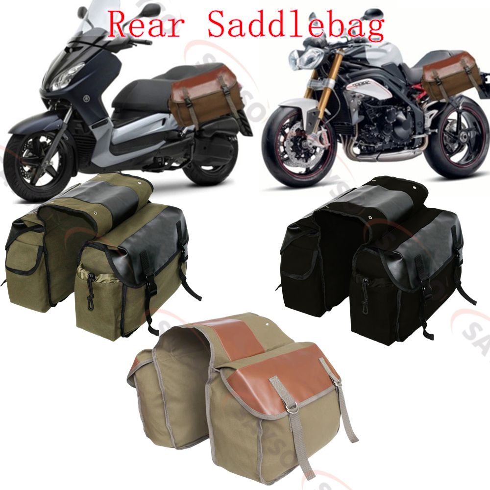 Tuval Deri Arka Heybe Motosikl - Leatherwork Bag incelemesi ve fiyatı