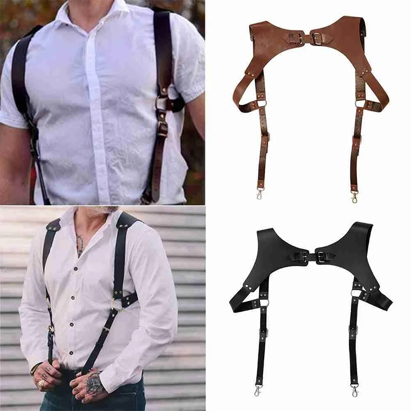 Erkek jartiyer kemerler yeni m - Leather Work Harness incelemesi ve fiyatı