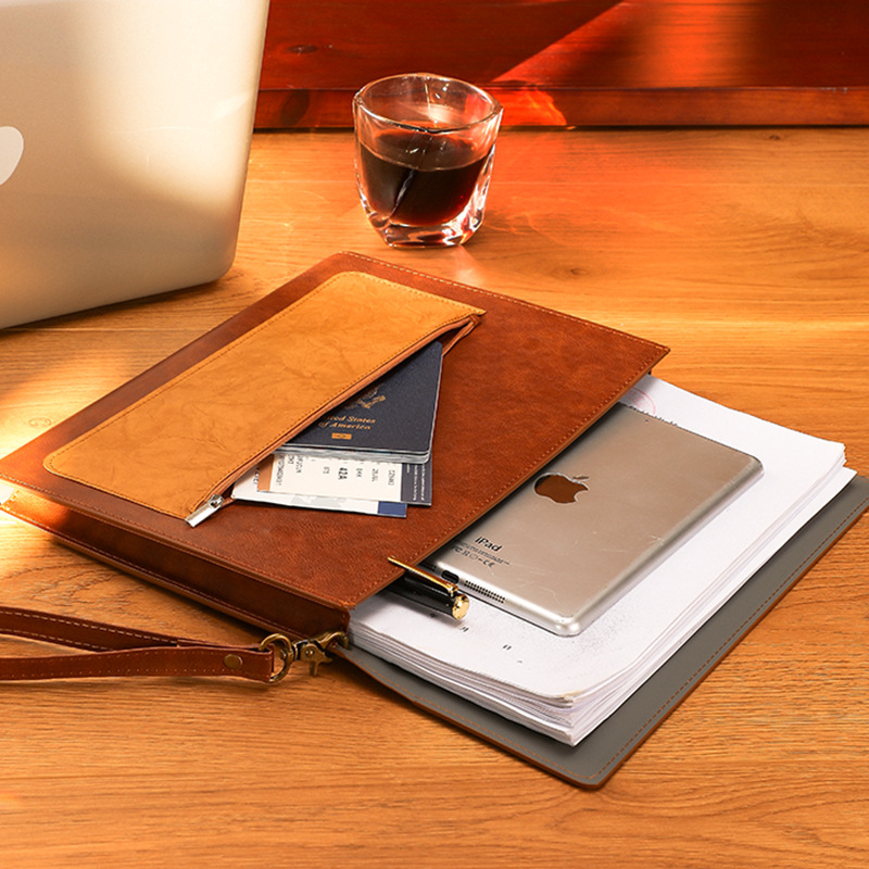 1 adet deri A4 belge çantası k - Leather Work Folder incelemesi ve fiyatı
