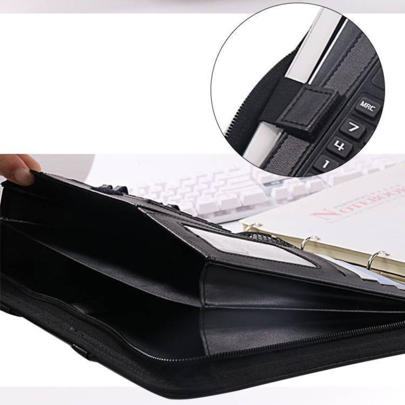 1 adet A4 PU Deri Fermuarlı Do - Leather Work Folder incelemesi ve fiyatı
