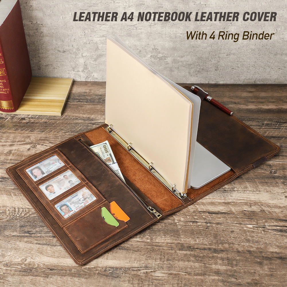 Lüks Retro iş A4 dizüstü deri  - Leather Work Folder incelemesi ve fiyatı